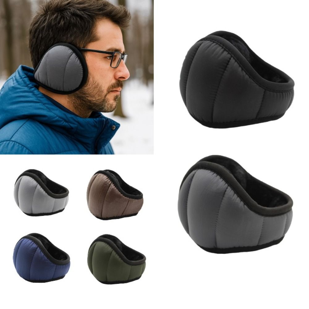 Earmuffs Foldable - ファッション耳保護冬用メンズイヤーマフ 折りたたみ式 暖かいイヤーマフ 防水防風イヤーカップ メンズ