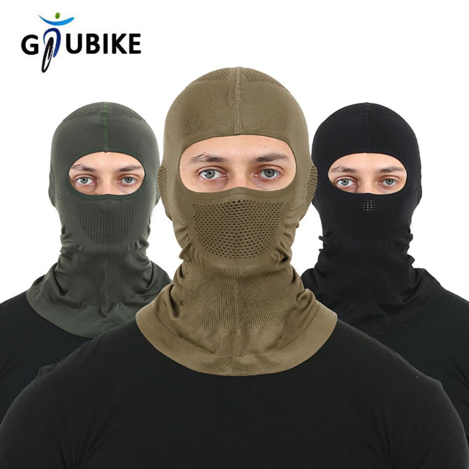 Balaclava Ski Mask - GTUBIKE 通気性バラクラバ帽子高弾性オートバイフルフェイスマスク自転車スキーオートバイヘルメットインナーキャップスカーフヘッドギア