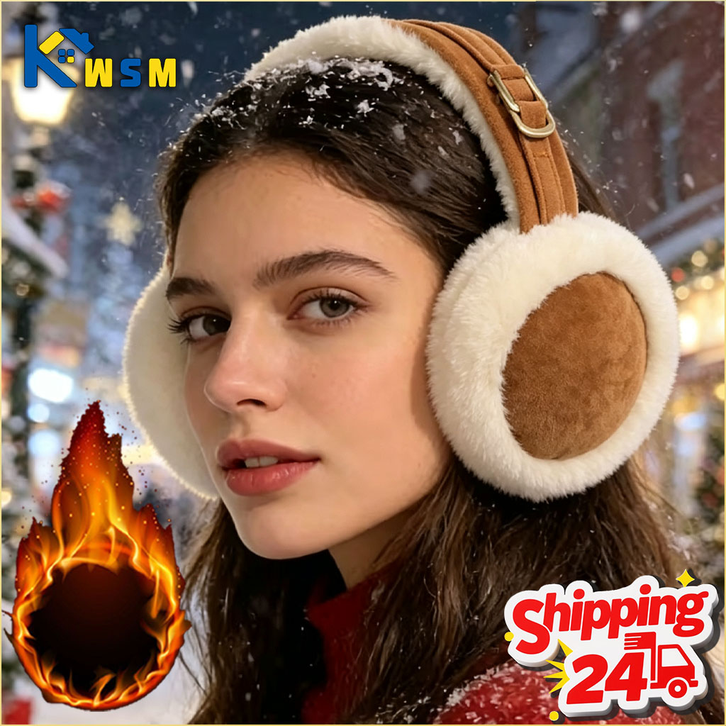 Earmuffs Foldable - 1-3個入り 冬用イヤーマフ 柔らかく暖かいプラッシュ素材 折りたたみ式イヤーウォーマー 女性 男性