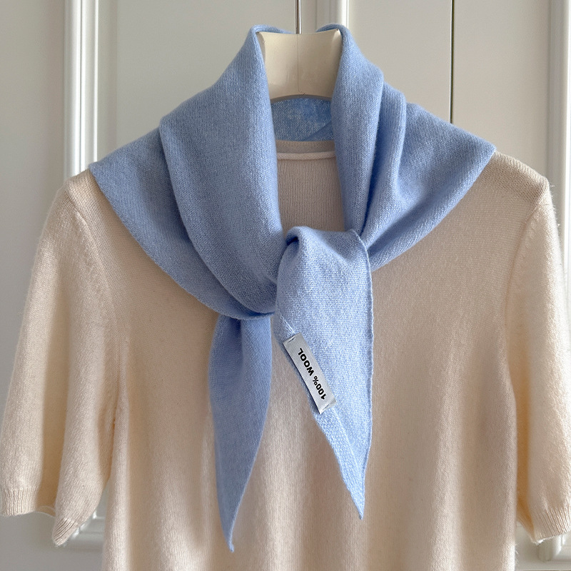 ニットスカーフ女性 100% ウール冬暖かいスカーフ明るいソ - Cashmere Pashmina Wrap のレビューと価格
