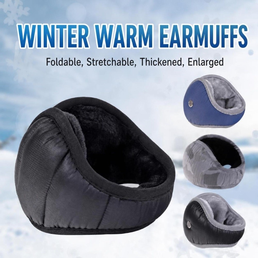 防風冬用サーマルイヤーマフ厚い裏地ソフト折りたたみ式イヤーウ - Earmuffs Foldable のレビューと価格