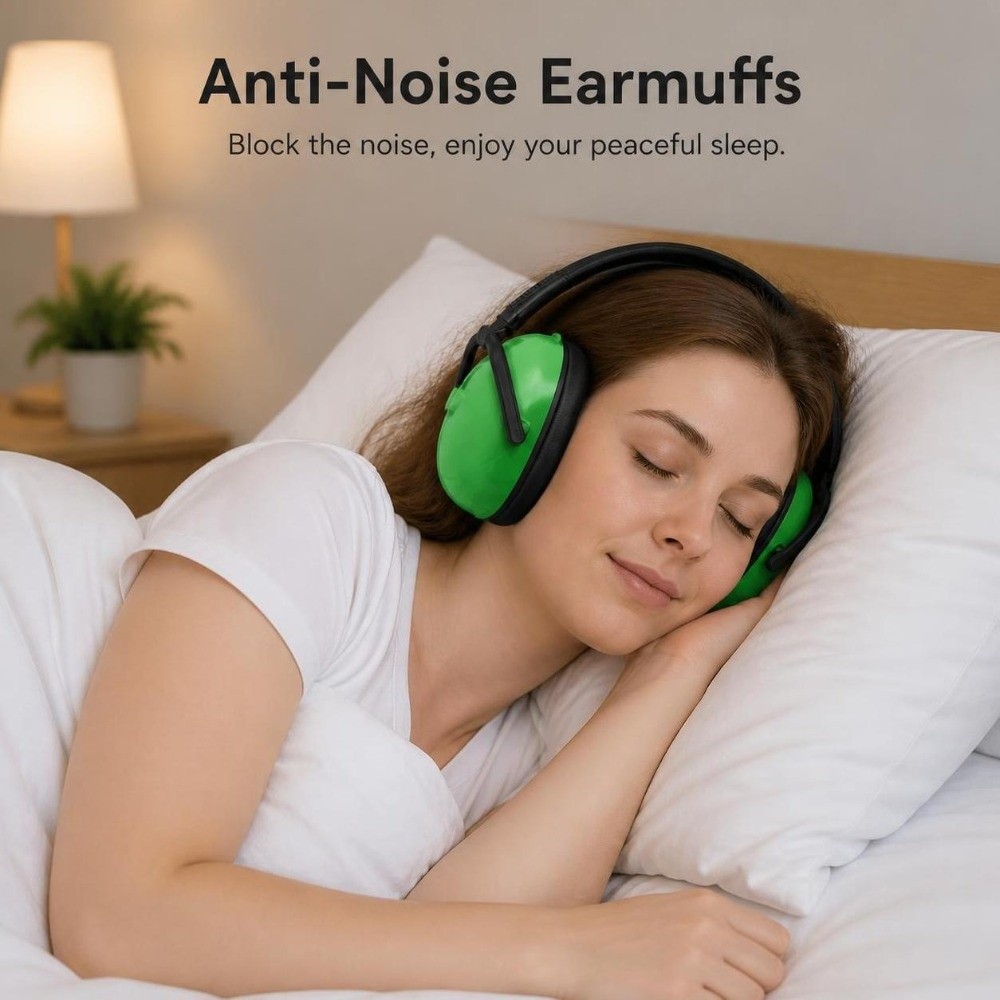 折りたたみ式で調整可能なイヤーマフ。騒音低減、遮音、防音効果 - Earmuffs Foldable のレビューと価格