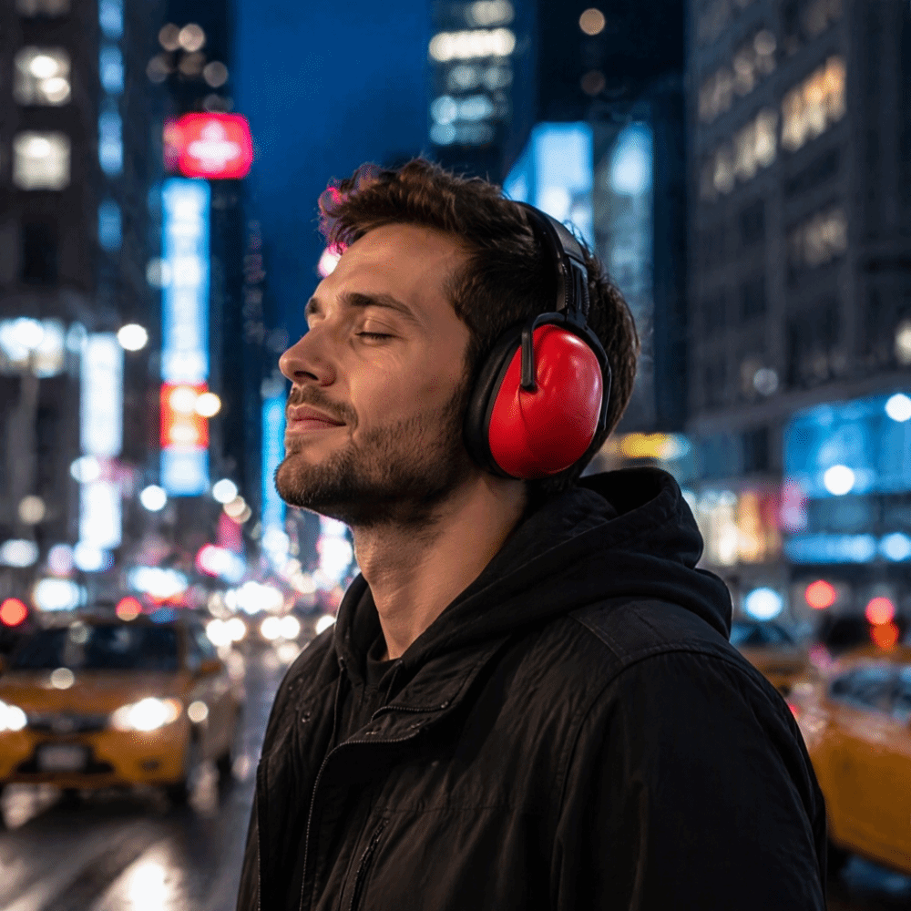 折りたたみ式で調整可能なイヤーマフ。騒音低減、遮音、防音効果 - Earmuffs Foldable のレビューと価格