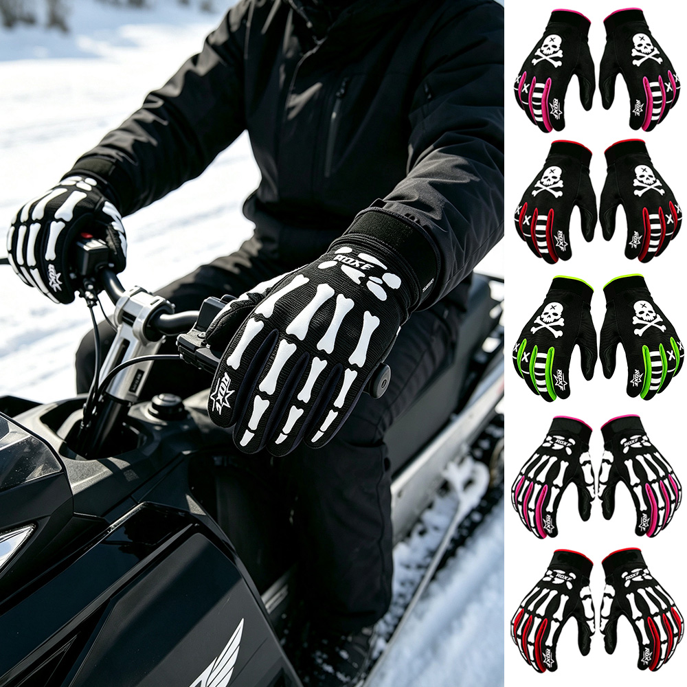滑り止め保護スノーモービルグローブ、タッチスクリーン対応耐摩 - Touch Screen Gloves のレビューと価格