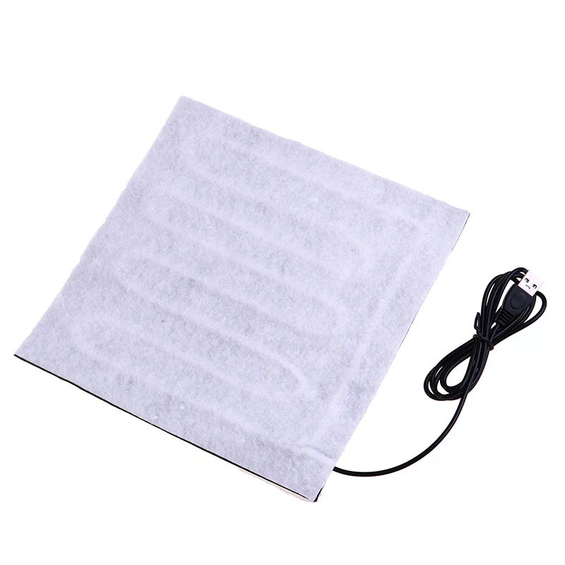 電気ヒーターパッド 22x22cm 5V USB ペットウォ - Hand Warmer Electric のレビューと価格