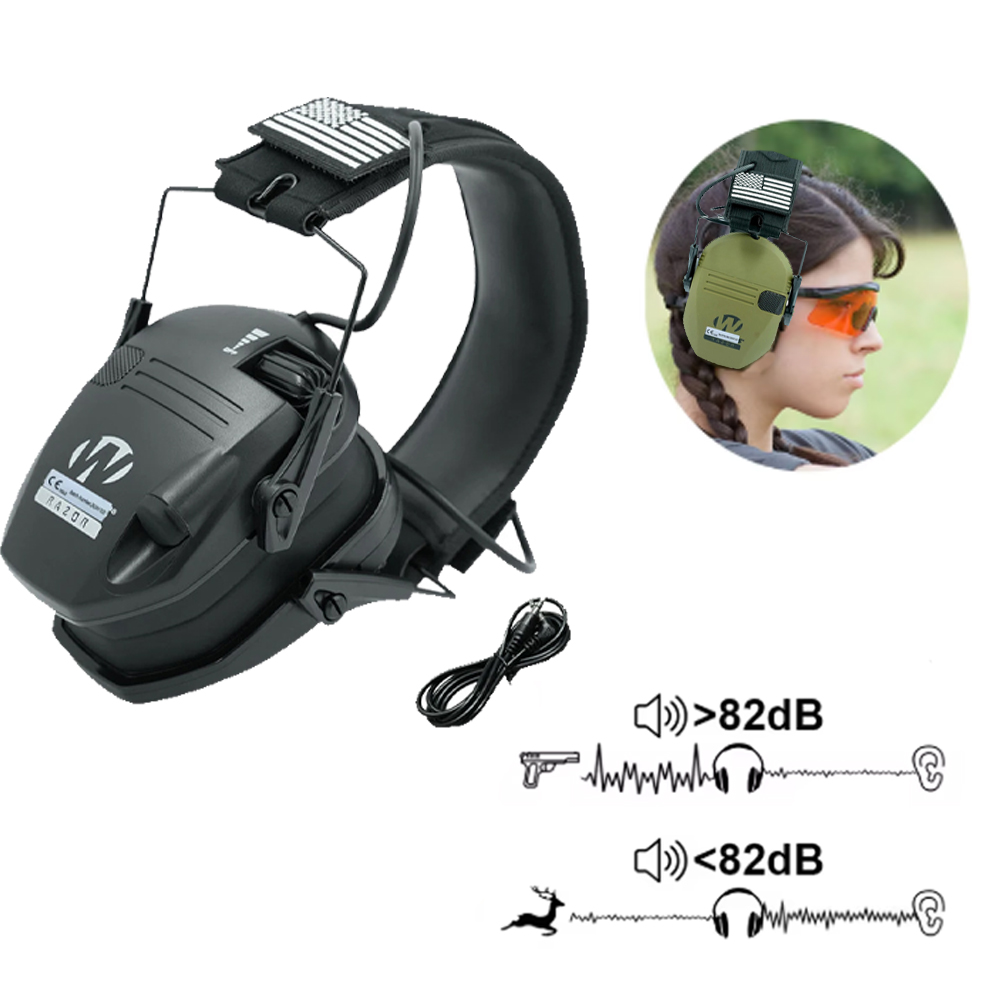 保護用イヤーマグ、超薄型電子折りたたみ式収納聴覚保護イヤーマ - Earmuffs Foldable のレビューと価格