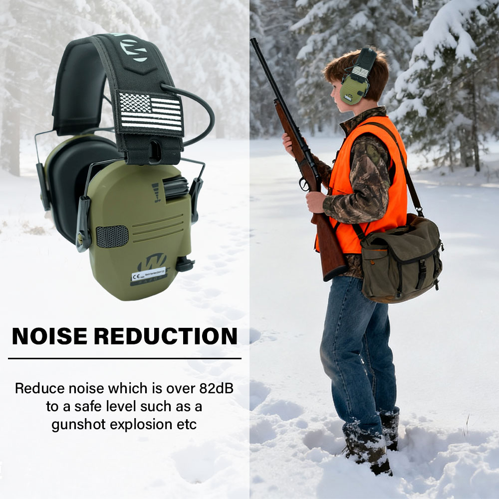 保護用イヤーマグ、超薄型電子折りたたみ式収納聴覚保護イヤーマ - Earmuffs Foldable のレビューと価格