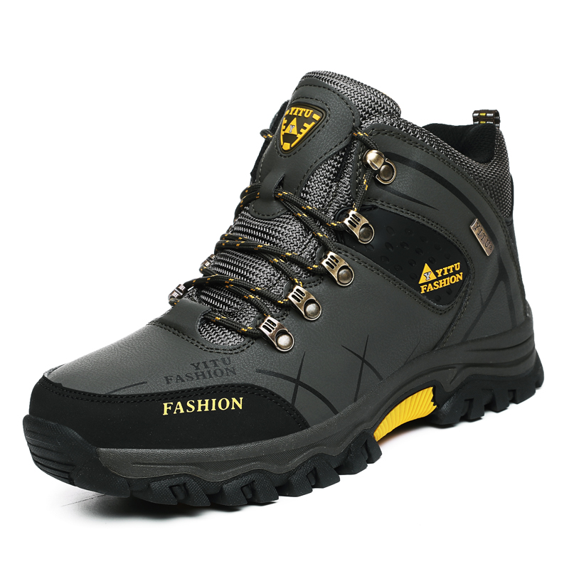 ブランドメンズウィンタースノーブーツ 防水レザースニーカー  - Waterproof Winter Boot のレビューと価格