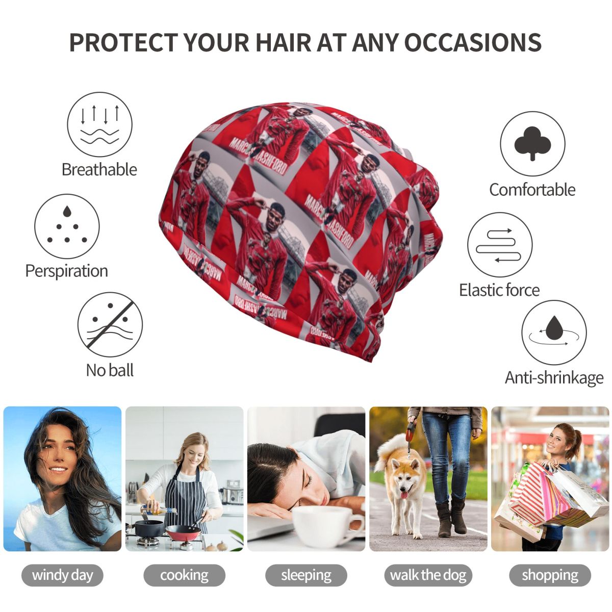 マーカス・ラッシュフォード 新しいゴールセレブレーション バ - Knit Beanie Hat Warm のレビューと価格